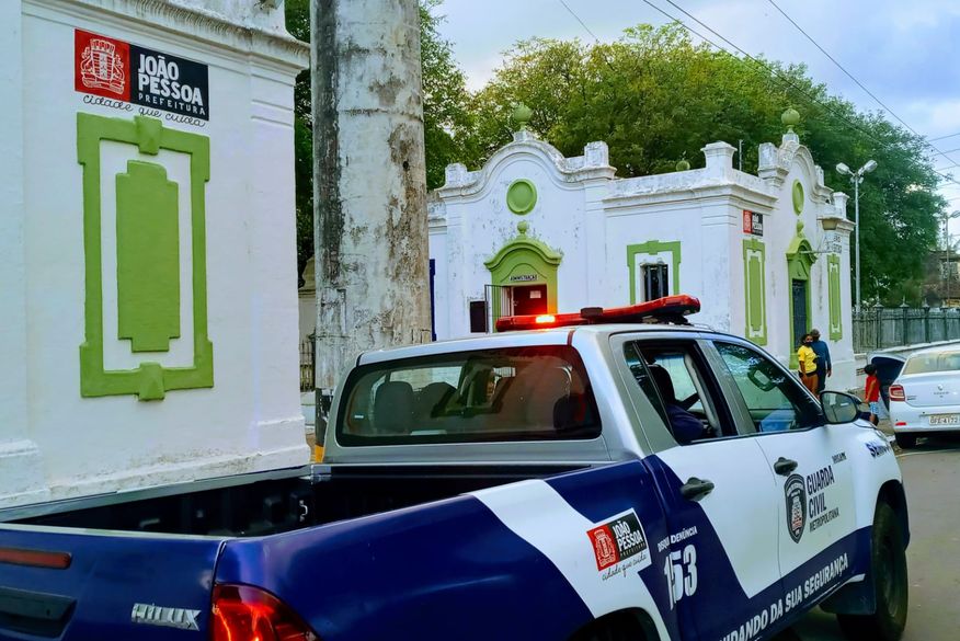 Reforço das rondas da Guarda Civil Metropolitana resulta na prisão de suspeito de furtos em cemitério de João Pessoa