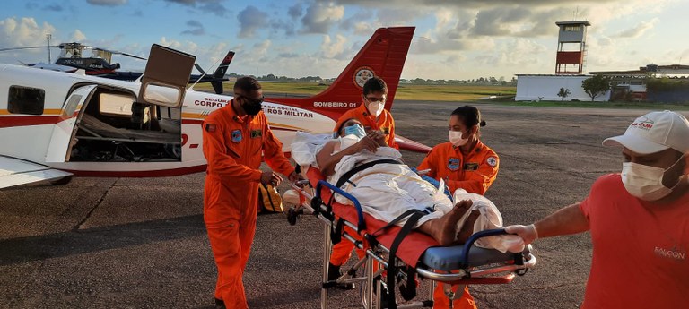 Resgate Aeromédico: Hospital Metropolitano recebe paciente do Sertão em tempo hábil para atendimento