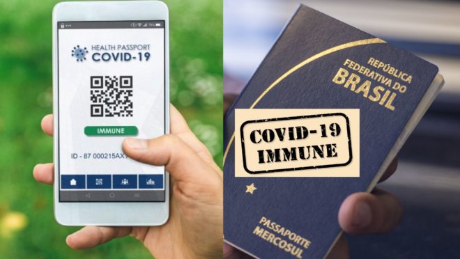 Passaporte vacinal é exigência para entrar em vários países