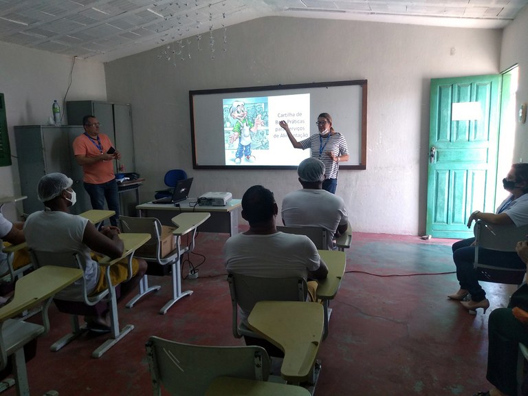 Agevisa oferece capacitação sobre manipulação de alimentos nas unidades do sistema prisional