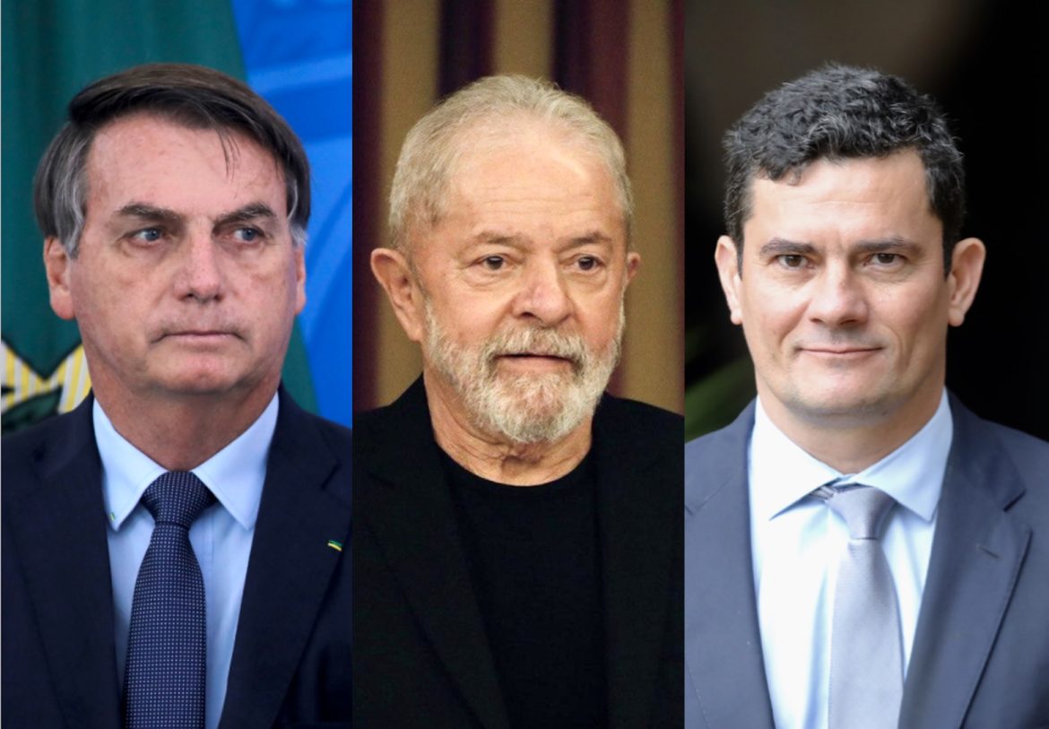 Datafolha: Lula tem 48% no primeiro turno, contra 22% de Bolsonaro, 9% de Moro, 7% de Ciro e 4% de Doria