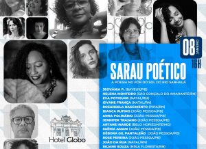 Funjope promove sarau poético no Hotel Globo com escritores de três estados