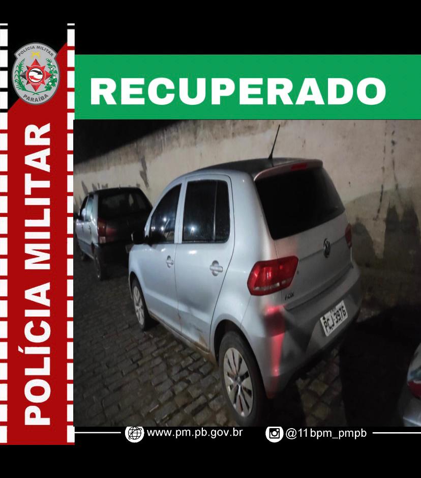 11ºBPM: Polícia Militar recupera veículo clonado na cidade de Monteiro