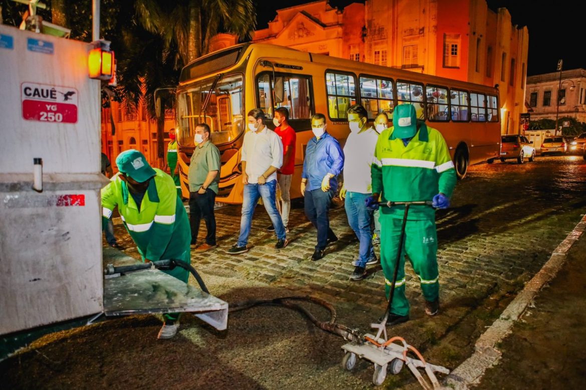 Prefeitura inicia ação de zeladoria no Centro Histórico de João Pessoa