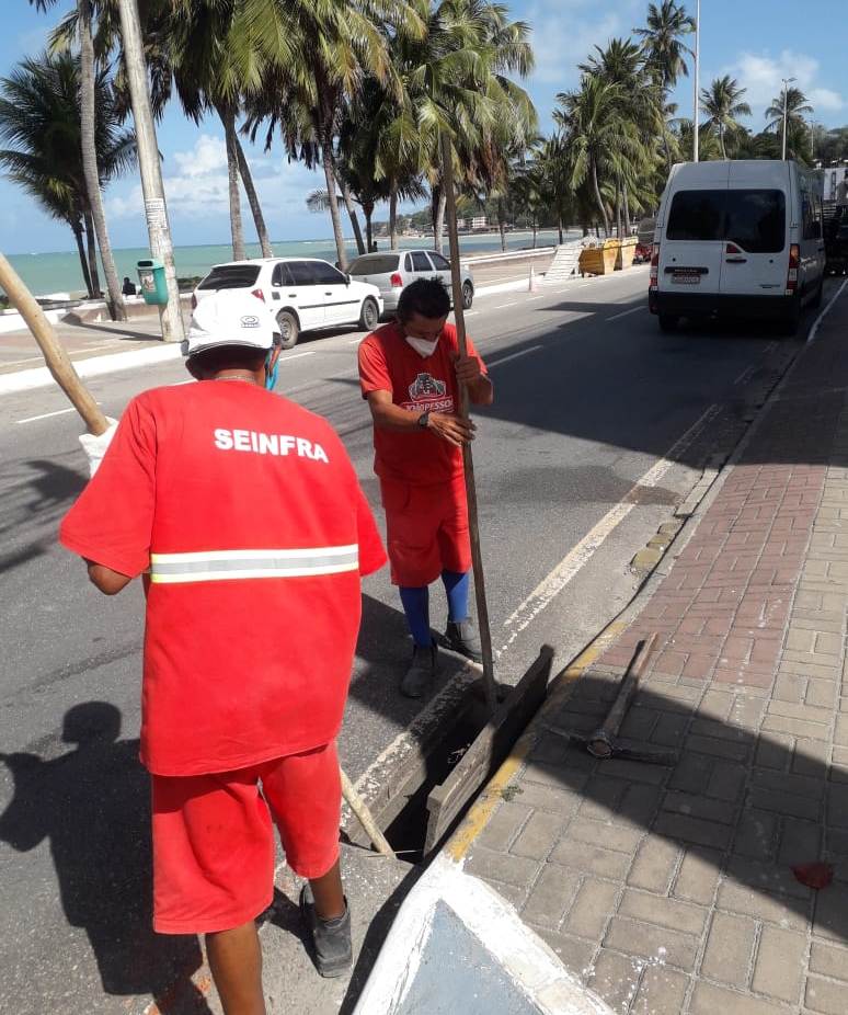 Seinfra intensifica ações em vias de acesso a orla para garantir eficiência da infraestrutura durante o Verão