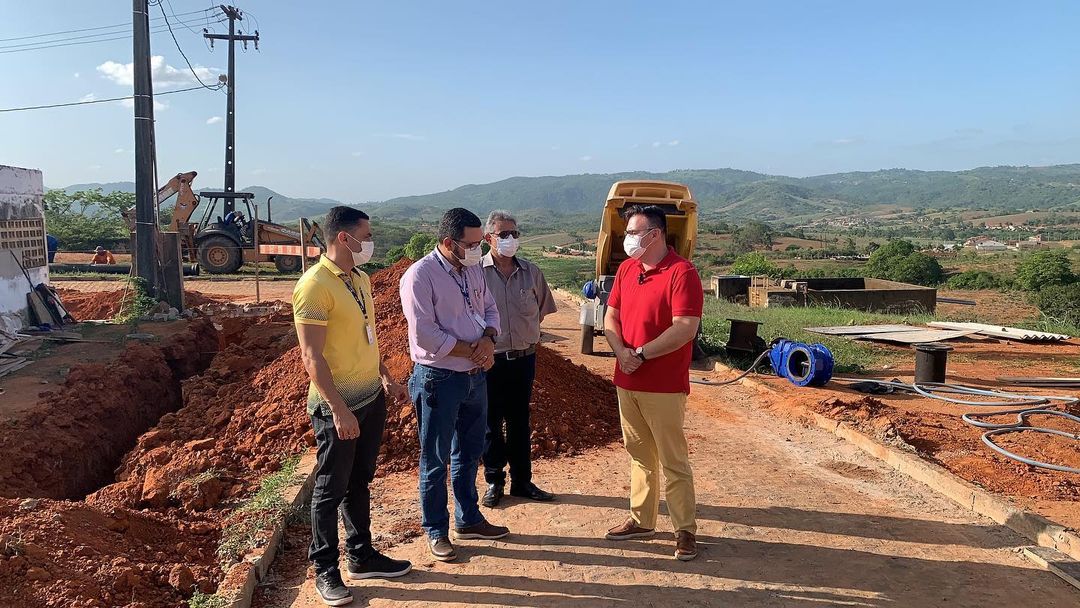 Raniery Paulino visita obras da adutora do brejo nas cidades de Pilõezinhos e Pirpirituba e garante: “Se Deus quiser será entregue antes do tempo”