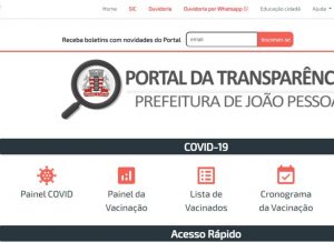 Acessos ao Portal da Transparência de João Pessoa crescem 24% em janeiro