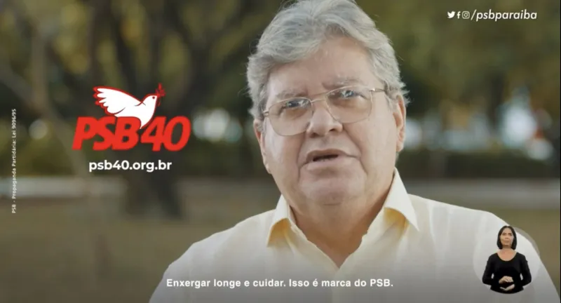 João estreia em inserção do PSB no intervalo de Pantanal; vídeo