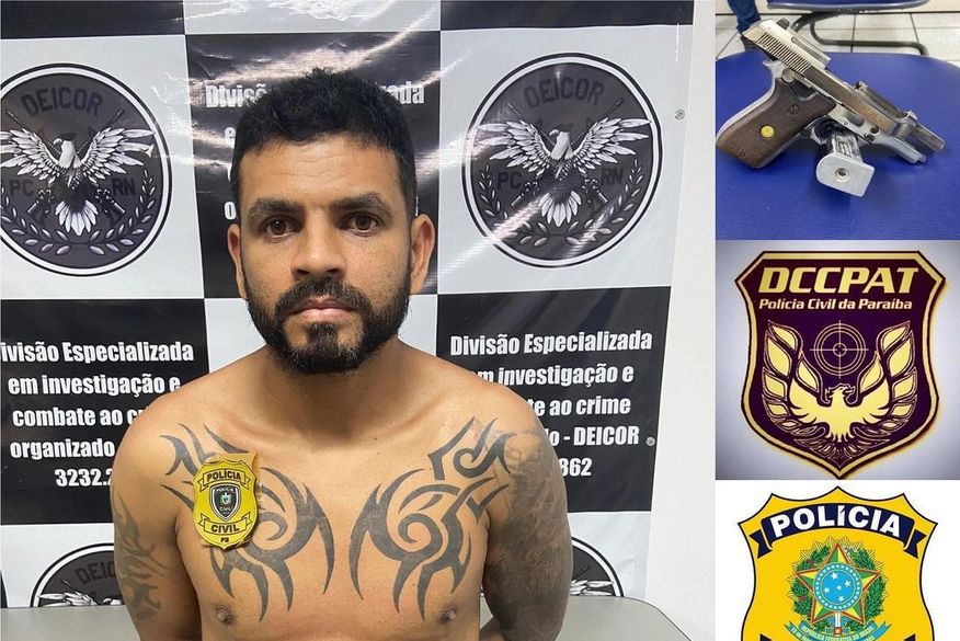 Líder de organização criminosa da Paraíba é preso durante ação policial no Rio Grande do Norte