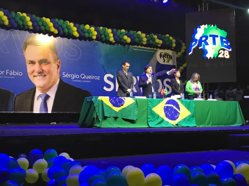 PRTB oficializa candidaturas de Major Fábio ao Governo e Sérgio Queiroz para Senado
