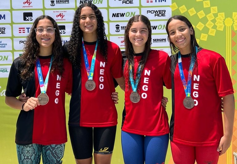 Paraíba conquista cinco medalhas na natação no primeiro dia dos Jogos da Juventude