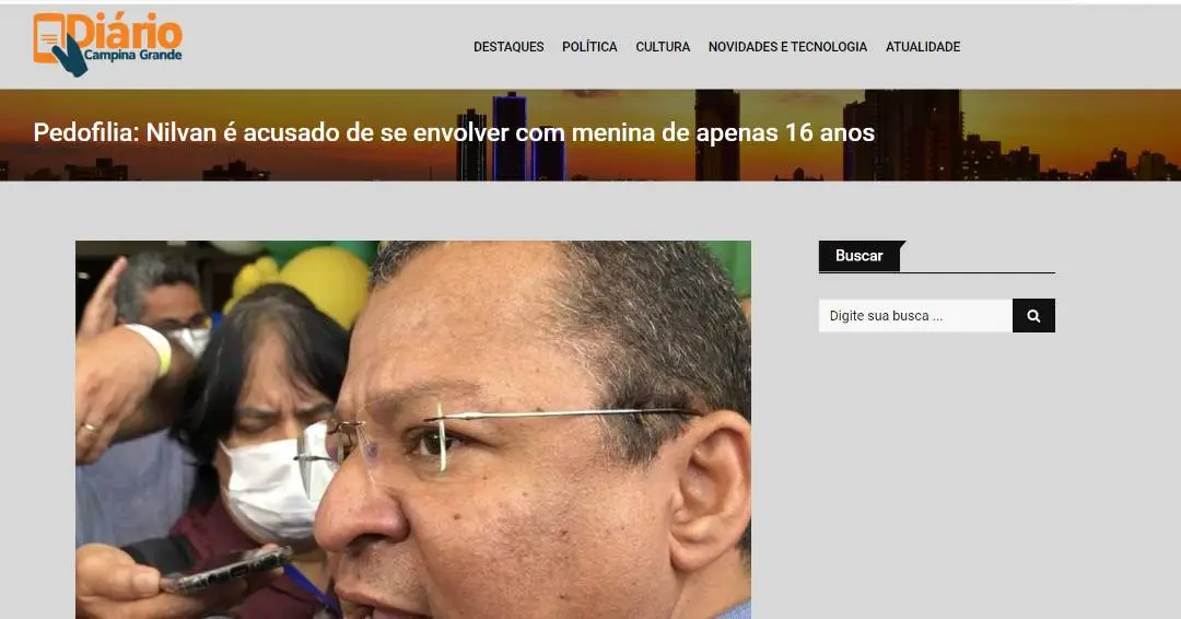 Site que dissemina fake news contra João acusou Nilvan de pedofilia