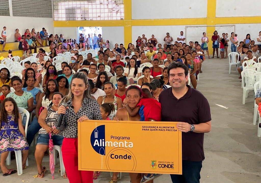 Prefeitura promove solenidade para entrega dos cartões do Programa Alimenta Conde