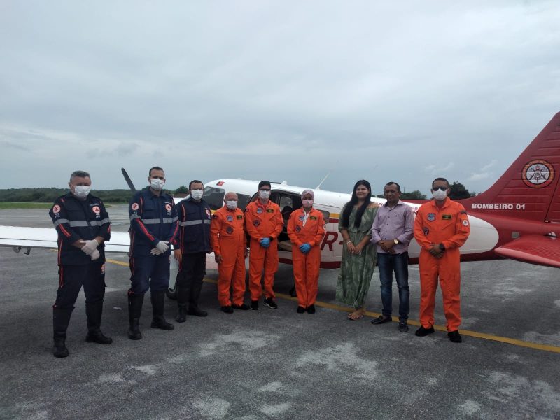 Aeronave transporta paciente infartado para receber cuidados no Metropolitano