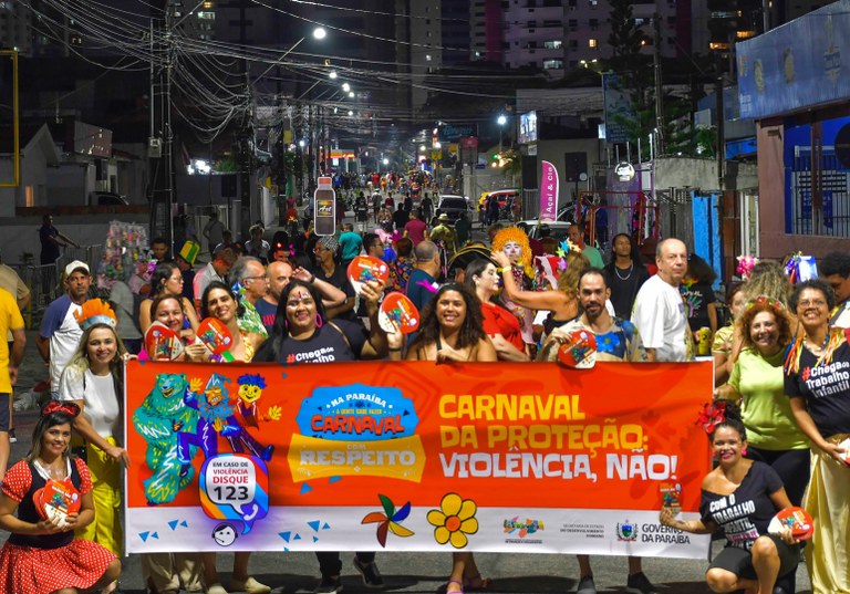 Governo lança campanha “Carnaval da Proteção: violência, não! Disque 123”