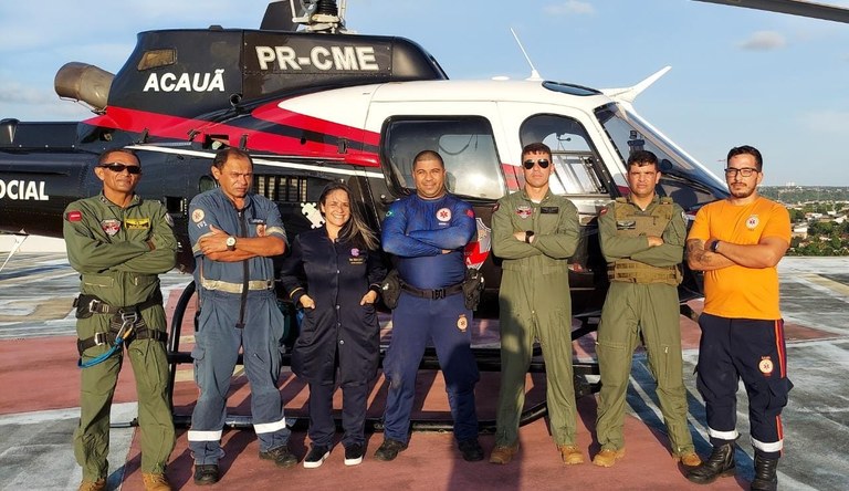 Transporte aeromédico salva mais duas vidas com transferência de pacientes para Hospital Metropolitano