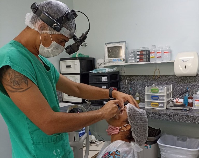 Opera Paraíba inicia mutirão de 100 cirurgias de catarata no Hospital Geral de Mamanguape