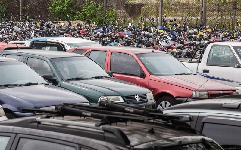 Leilão Detran-PB: visita aos lotes começa hoje até o dia 2 de junho