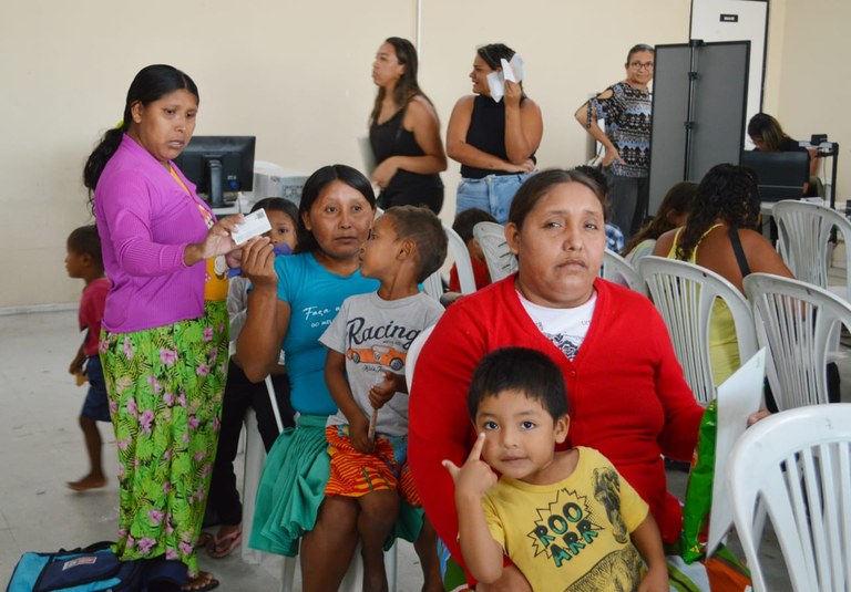 Ação do Governo do Estado e Polícia Federal garante cidadania para migrantes e refugiados indígenas