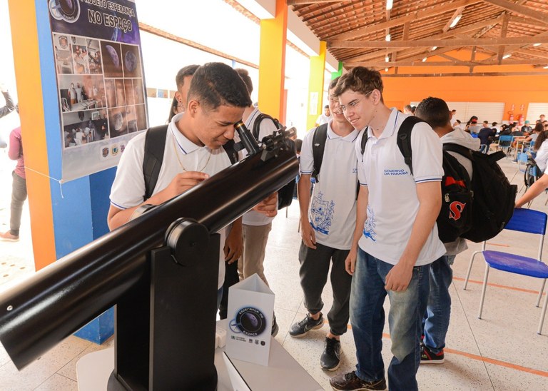 Alunos de Escola Cidadã Técnica em Nova Floresta terão vivência prática da astronomia com telescópio construído por reeducandos