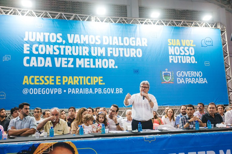 João Azevêdo encerra ciclo de audiências do Orçamento Democrático 2023 neste sábado em João Pessoa