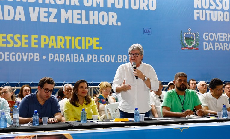 João Azevêdo participa do ODE em Pombal e população elege prioridades de investimentos para a região