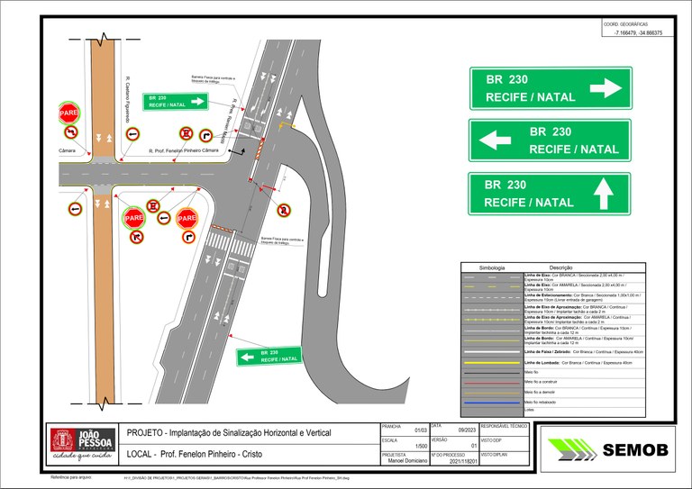 Obras do viaduto de Água Fria interditam a segunda faixa da BR-230 próximo à Ceasa