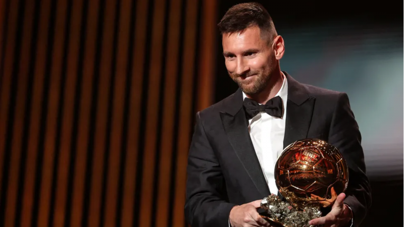 Bola de Ouro 2023: Lionel Messi ganha prêmio pela oitava vez