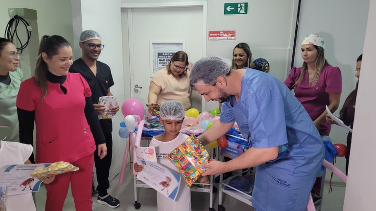 Hospital de Clínicas de Campina Grande realiza atividades lúdicas durante Opera Paraíba Pediátrico