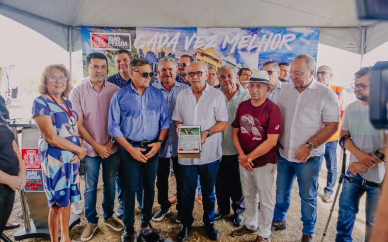 Cícero Lucena autoriza início das obras do Parque Linear do Roger com investimento de R$ 55 milhões
