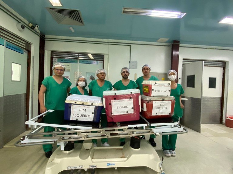 Doação de múltiplos órgãos no Hospital de Trauma de João Pessoa beneficia cinco pacientes