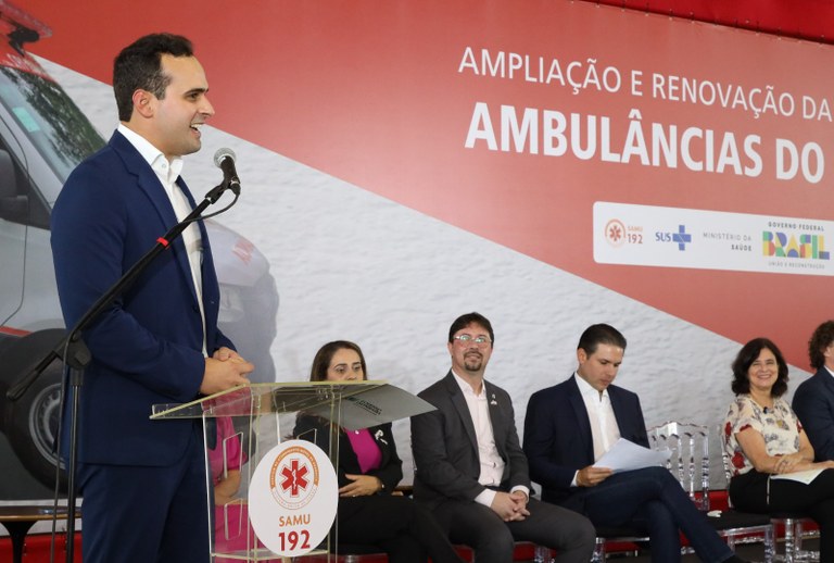 Vice-governador acompanha ministra da Saúde em entrega de ambulâncias e destaca parceria para o fortalecimento dos atendimentos de urgência e emergência