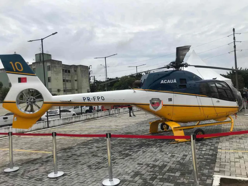 PB ganha novo helicóptero para Campina e espera mais R$ 30 milhões em investimentos