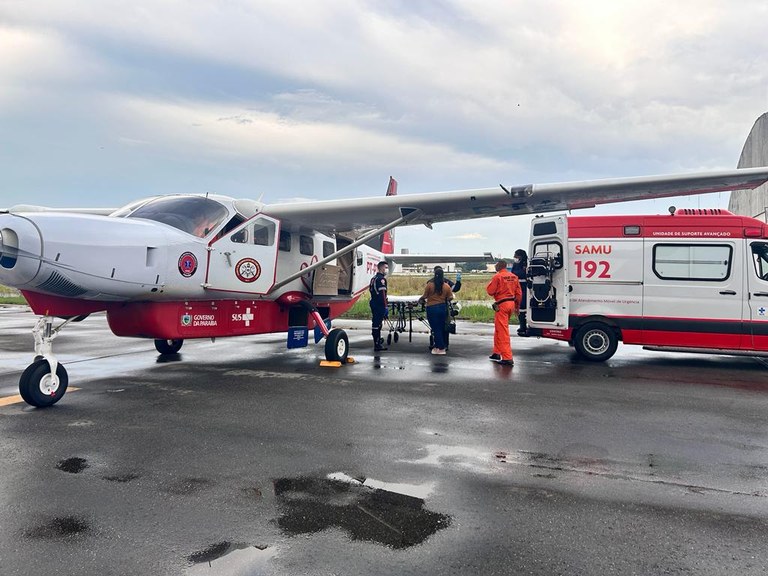 Grupo de Resgate Aeromédico realiza duas transferências para São Paulo em menos de cinco dias