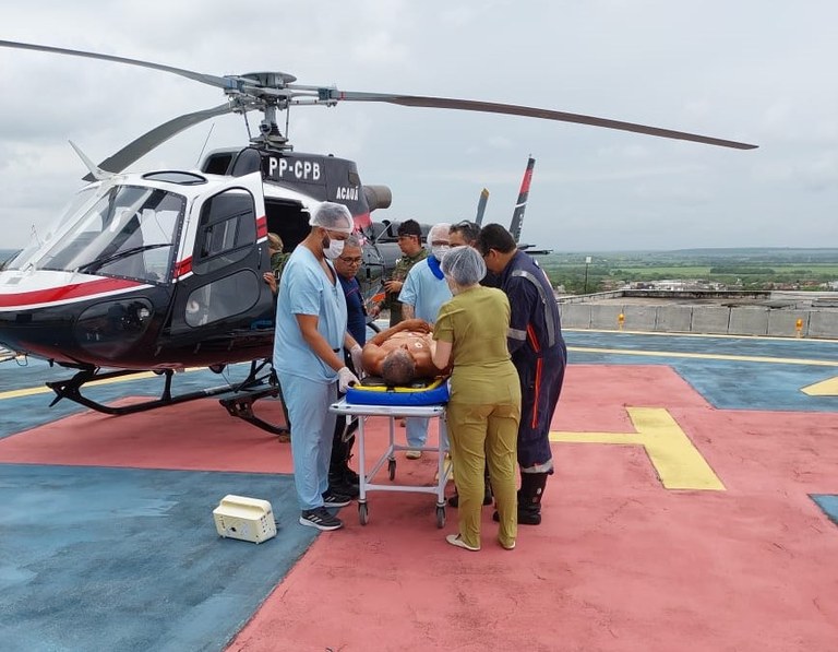 Programa Coração Paraibano realiza transporte aeromédico e salva vida de paciente infartado