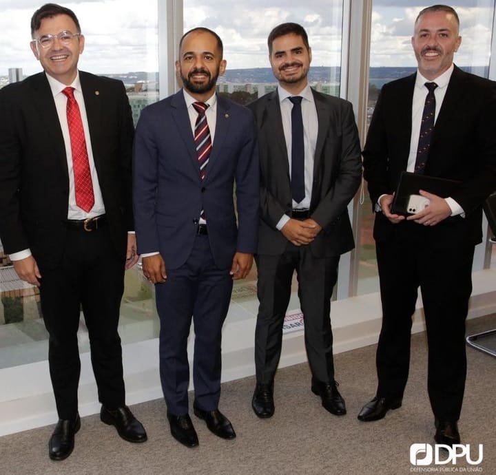 Brasília: Raniery Paulino defende instalação da DPU em Guarabira, Monteiro, Patos e Sousa em audiência com o Defensor Público-geral Federal