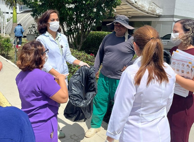 Hospital de Trauma de Campina Grande reforça combate aos focos do mosquito da dengue