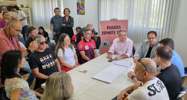 Entidades do esporte de alto rendimento assinam contratos do Paraíba Esporte Total e ação do Bolsa Esporte será nesta quinta-feira