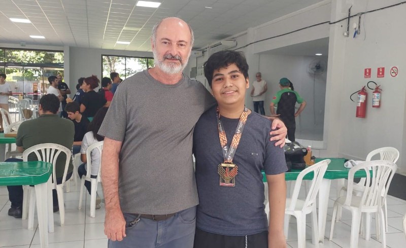Aluno da rede pública vence Campeonato Paraibano de Xadrez