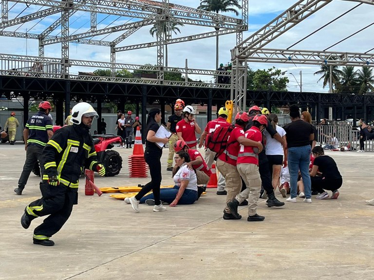 Hospital de Trauma de Campina Grande participa de simulação de incidentes no Parque do Povo