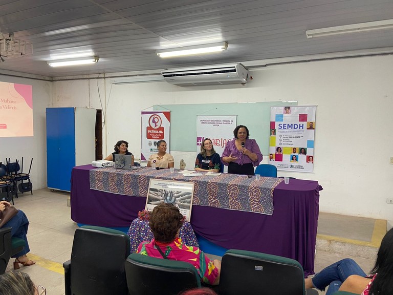 Mulheres do Programa Integrado Patrulha Maria da Penha concluem curso de Direitos Humanos e Enfrentamento da Violência Doméstica