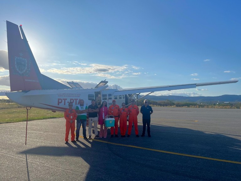 Feito inédito: sangue é transportado de João Pessoa em aeronave para salvar paciente grave em Catolé do Rocha