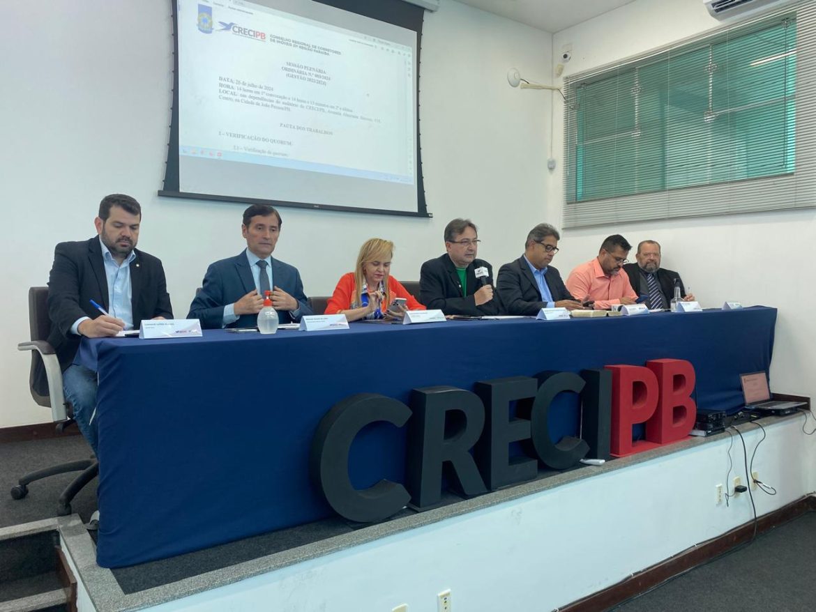 Creci-PB tem contas do 2° trimestre de 2024 aprovadas em sessão plenária