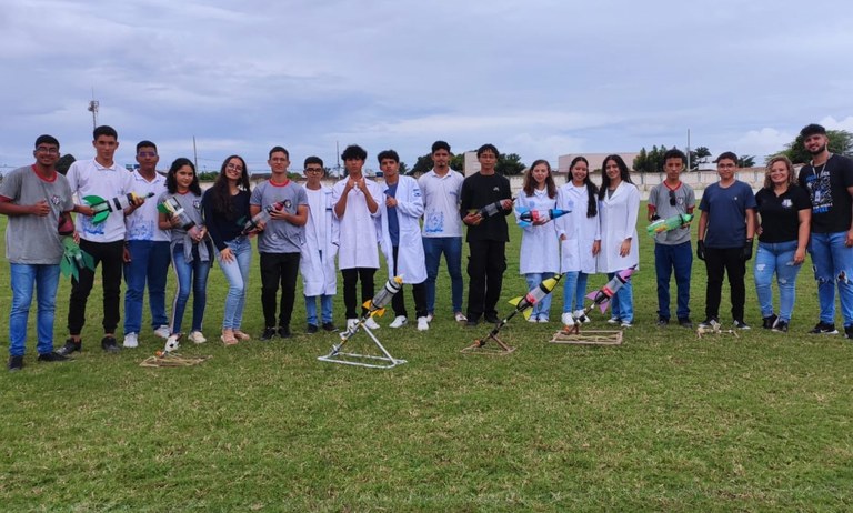 Estudantes da ECIT Cuité conquistam medalha de bronze e avançam para próximas fases da Olimpíada de Astronomia e Astronáutica e da Mostra de Foguetes