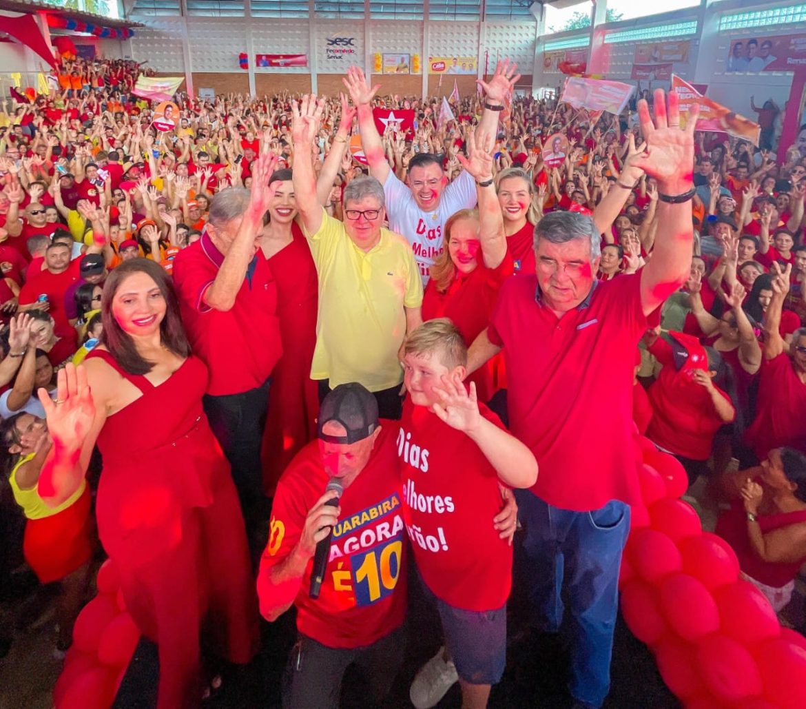 Em mega Convenção, João Azevêdo confirma Raniery e Flávia como candidatos à prefeitura de Guarabira