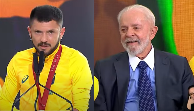 Ao lado de Lula, paraibano representa atletas paralímpicos em discurso; vídeo