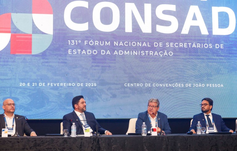 João Azevêdo participa de abertura de Fórum Nacional de Secretários de Administração e destaca avanços dos serviços públicos oferecidos à população paraibana