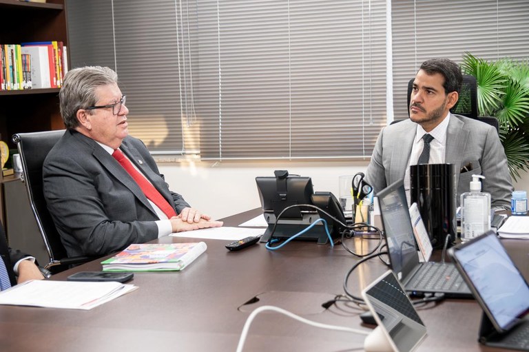 João Azevêdo discute acordo sobre recursos do Fundef na Advocacia-Geral da União, em Brasília João Azevêdo discute acordo sobre recursos do Fundef na Advocacia-Geral da União, em Brasília