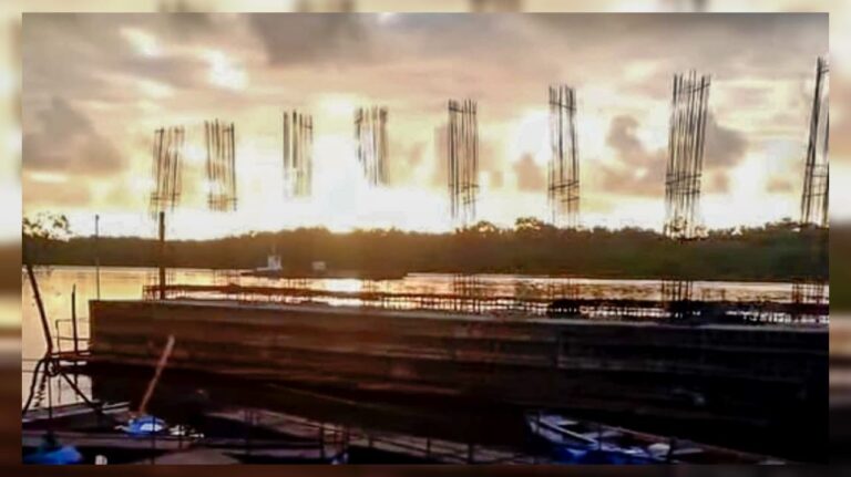 PONTE DO FUTURO: com concretagem de vigas e travessas, obras chegam a 15% de execução