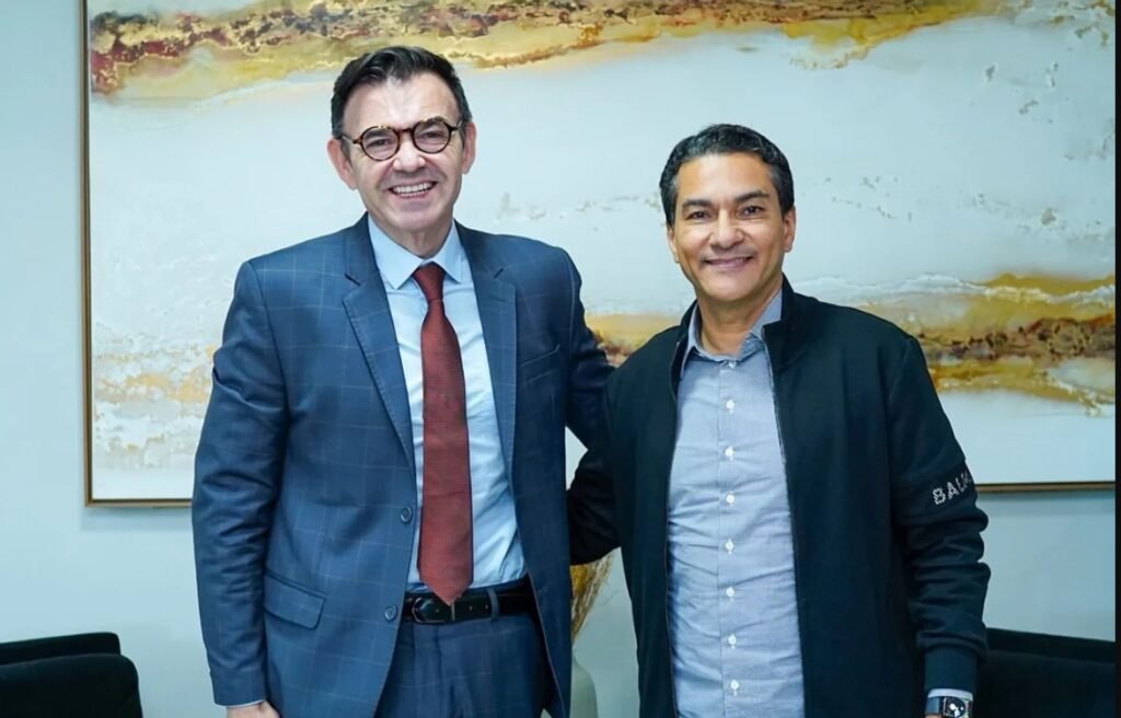 raniery se reune em brasilia com marcos pereira presidente nacional do republicanos